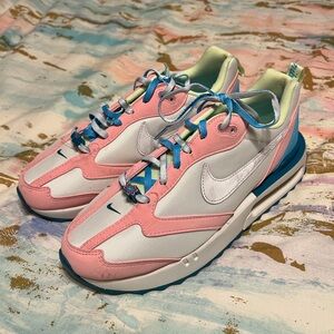 Colorful Nike sneakers never worn